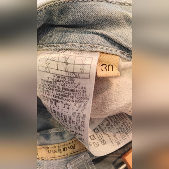 Guess jeans Power skinny low rise size 30 - Picture 4 of 4